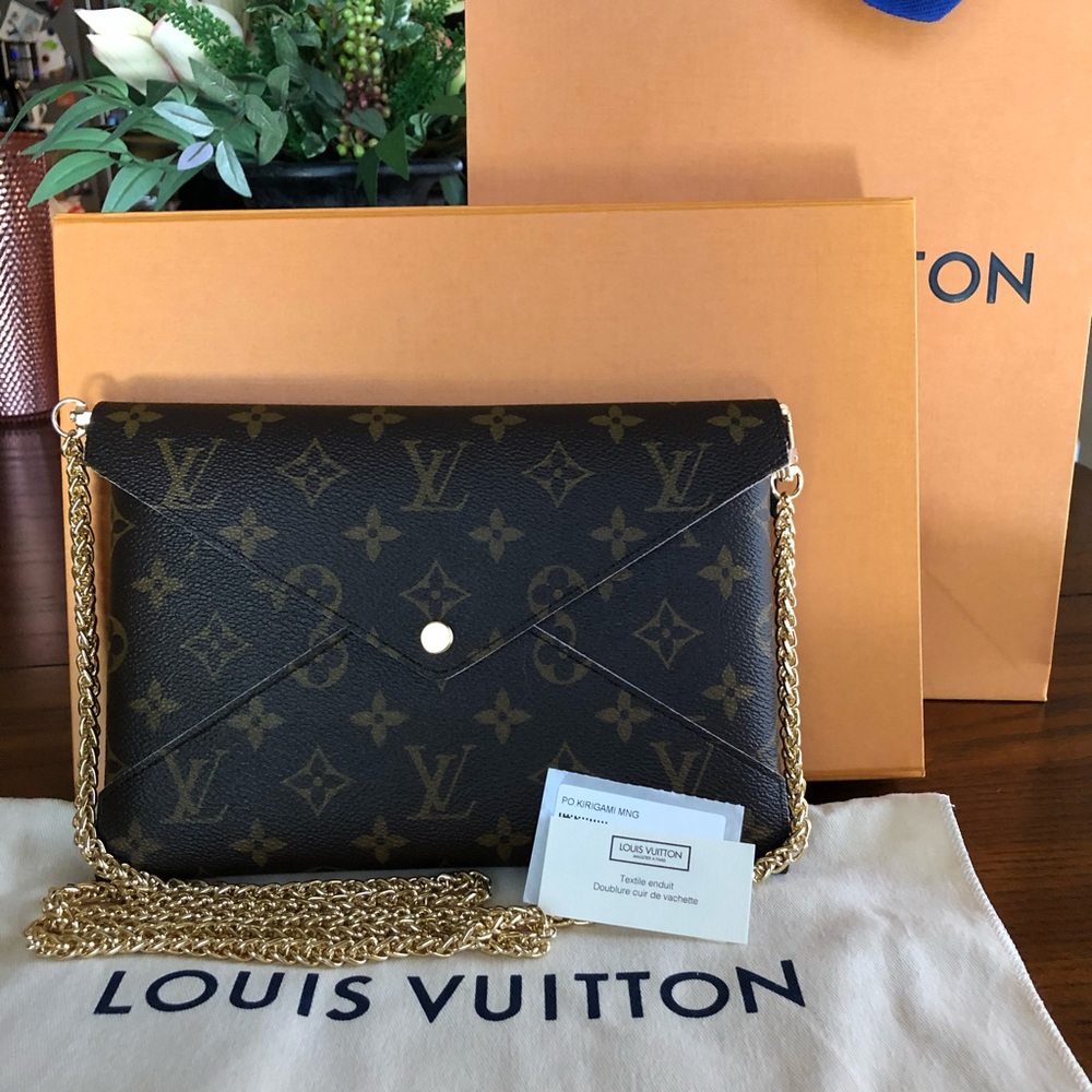 Louis Vuitton Monogram Brown and Gold Crossbody Bag